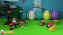 Paw Patrol 12 Surprise Eggs Toy Figures | Ryder Chase Rubble Marshall Zuma Rocky Skye & Vehicles