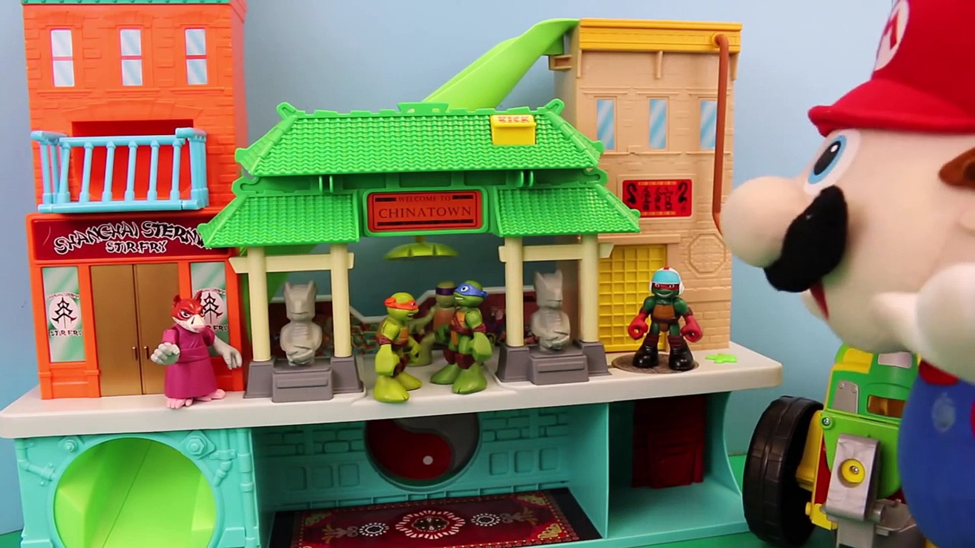tmnt chinatown playset