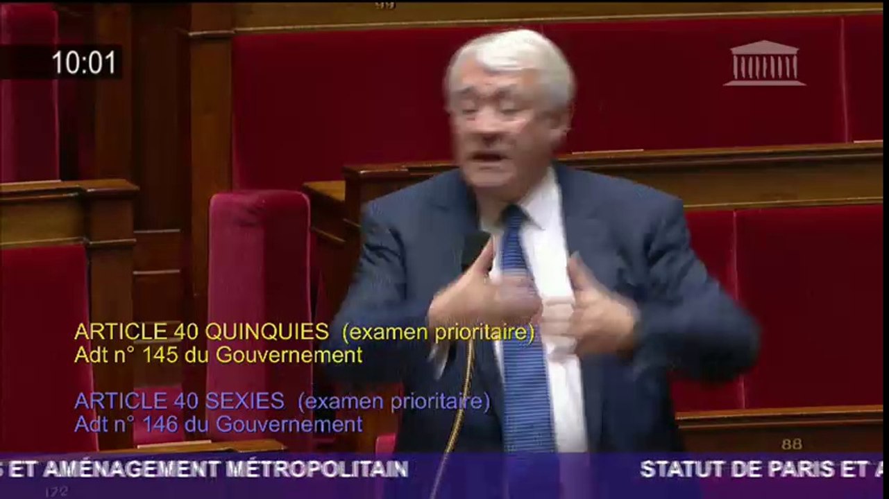 Goasguen désaccord gouvernement majorité Statut de Paris