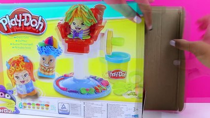 Play Doh Crazy Cuts Hair Designer Family Pack! Play Doh Style Hair Toys