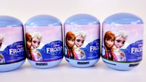 6 Brand New 2015 Frozen Surprise Eggs Disney Princess Anna Elsa Huevos Juguete Sorpresa