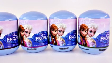 6 Brand New 2015 Frozen Surprise Eggs Disney Princess Anna Elsa Huevos Juguete Sorpresa