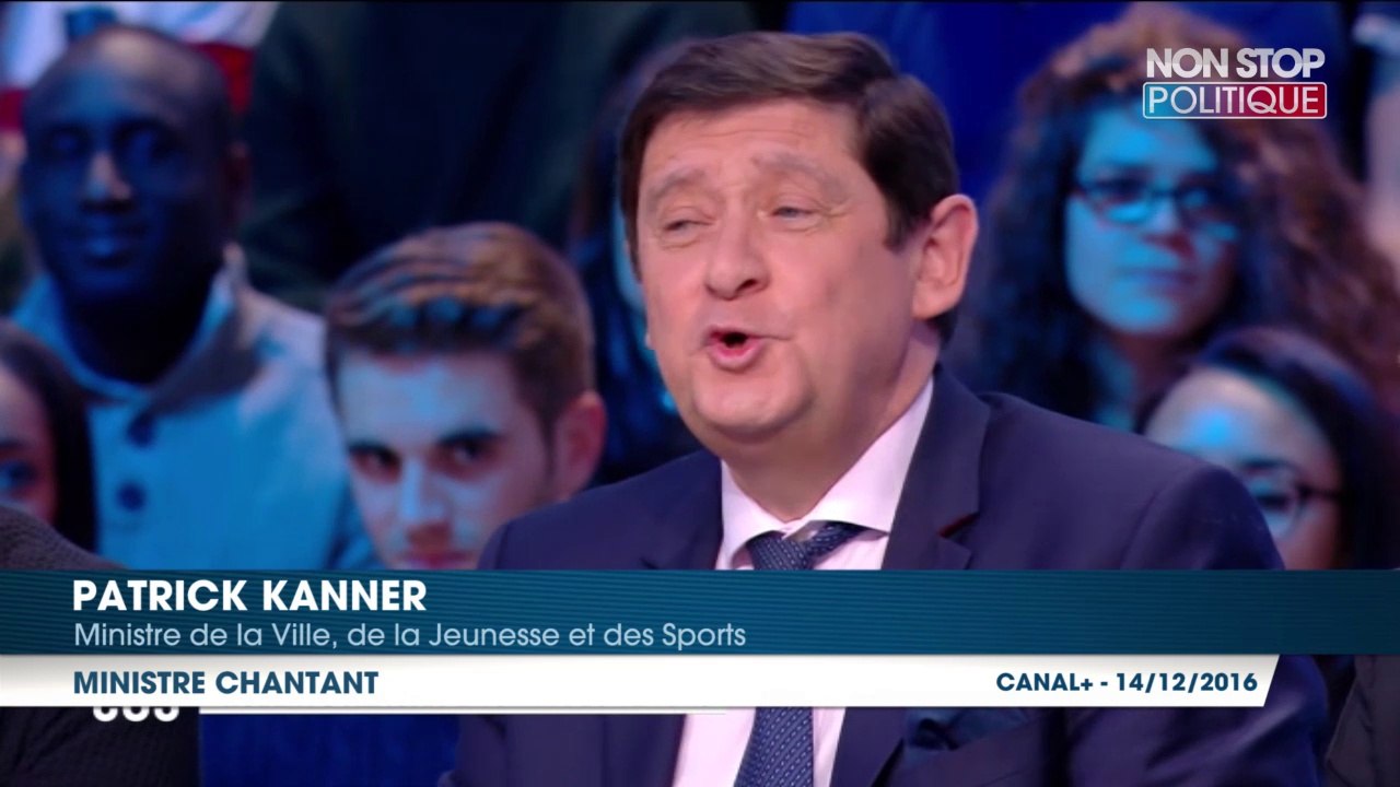 Patrick Kanner pousse la chansonnette dans Le Grand Journal