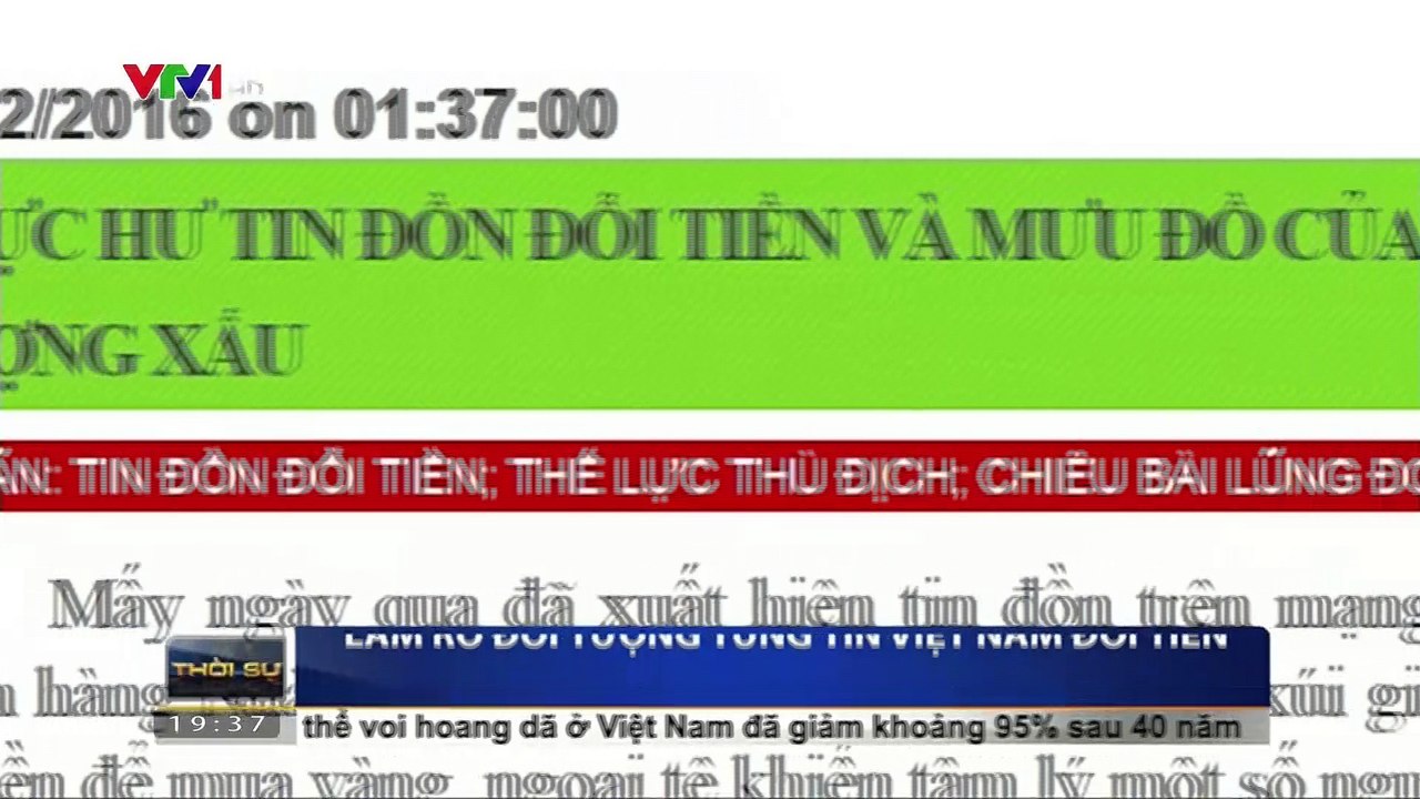 Làm rõ đối tượng tung tin Việt Nam đổi tiền