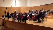 Amaral y la Orquesta Sinfónica Municipal de Madrid: Ensayos del concierto benéfico a favor de la ONG APROMAR