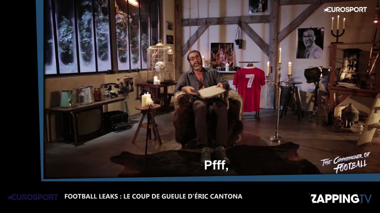 Football Leaks : Eric Cantona pousse un violent coup de gueule après la polémique (Vidéo)