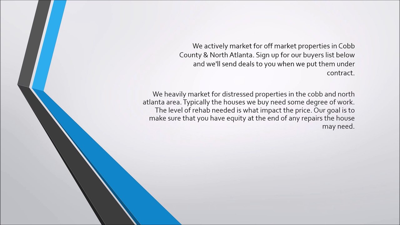 Cobb County Wholesale Investment Properties in Atlanta