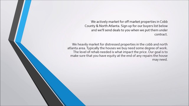 Cobb County Wholesale Investment Properties in Atlanta