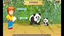 Wild Animals - Teach kids the names of some popular wild animals, their babies and their habitats.