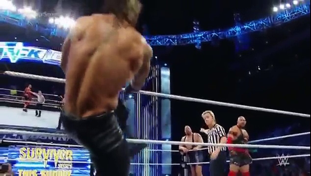 Big show & Ryback vs Seth roillins & kane 11-21-2014