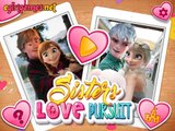 Frozen Queen Elsa in love with Jack Frost & Frozen Princess Anna and Kristoff in love!