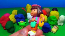 Play Doh surprise Cars The SMURFS SpongeBob ANGRY BIRDS SpiderMan Disney Princess HELLO KITTY surpri