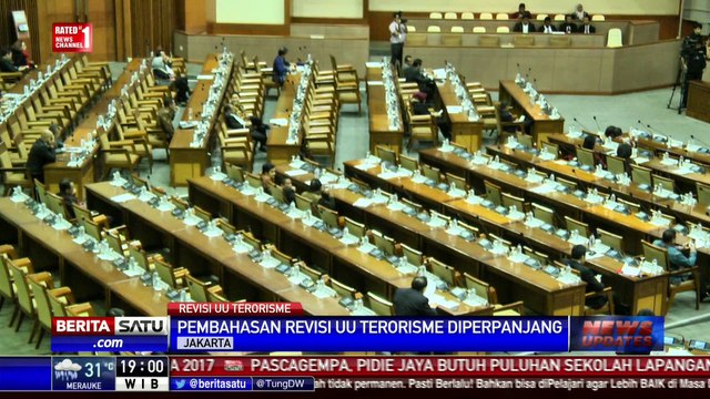 DPR Putuskan Perpanjang Pembahasan Revisi UU Terorisme