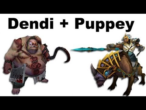 Dendi Pudge Puppey Chen fountain hooking - NaVi vs TongFu TI3 - Dota 2 Leagend