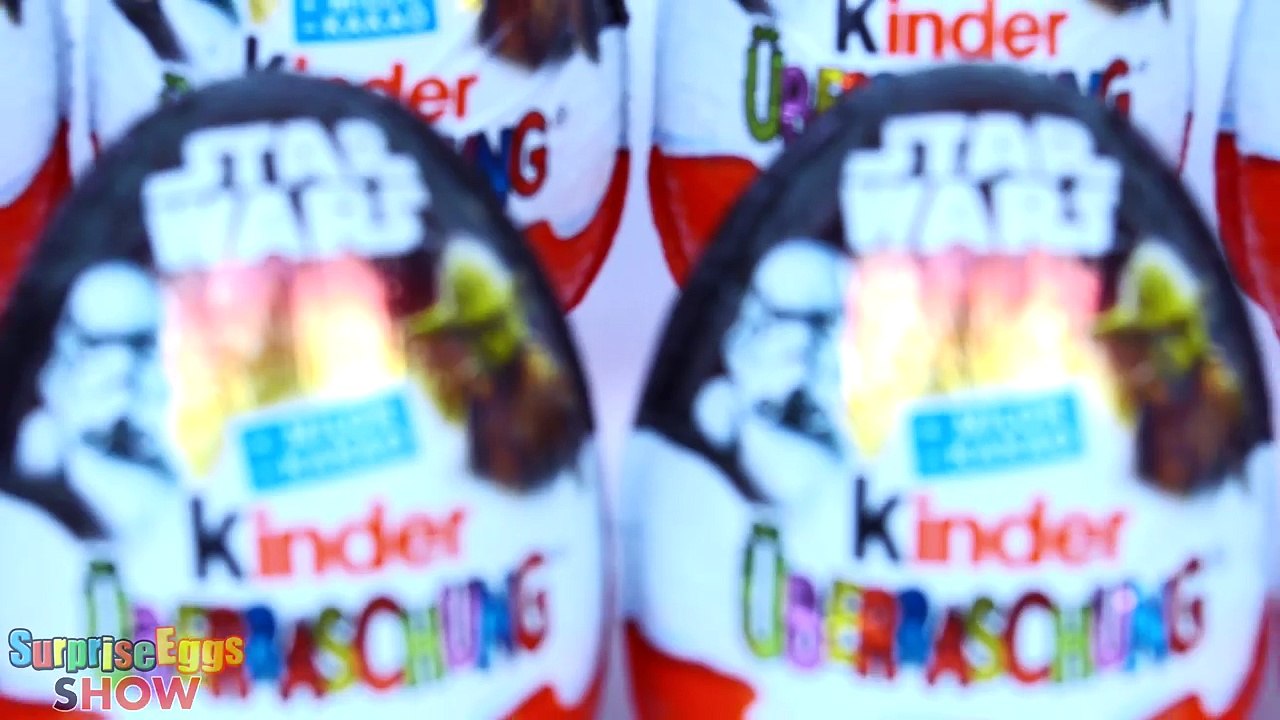 12 Jajko Niespodzianka Star Wars Episode 7 Kinder Niespodzianki Gwiezdne Wojny Limited 4K