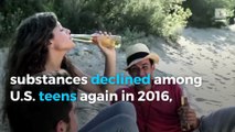 Good news: US teens consuming less alcohol, tobacco and drugs