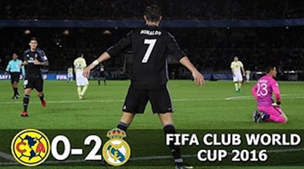 Club America vs  Real Madrid 0-2 - All Goals & Extended Highlights 15.12.2016ᴴᴰ