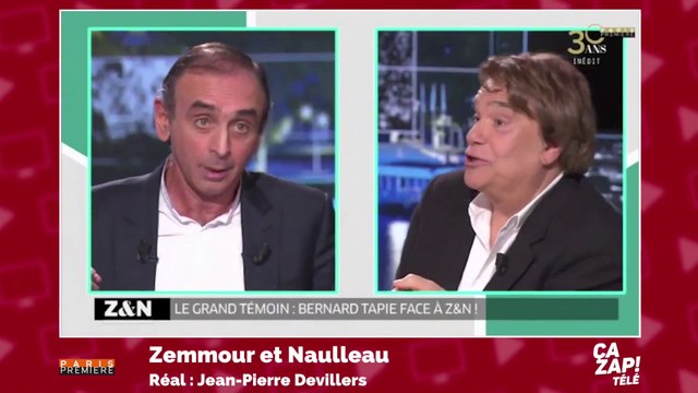 Bernard Tapie à Eric Zemmour : Je vais t'en mettre une !