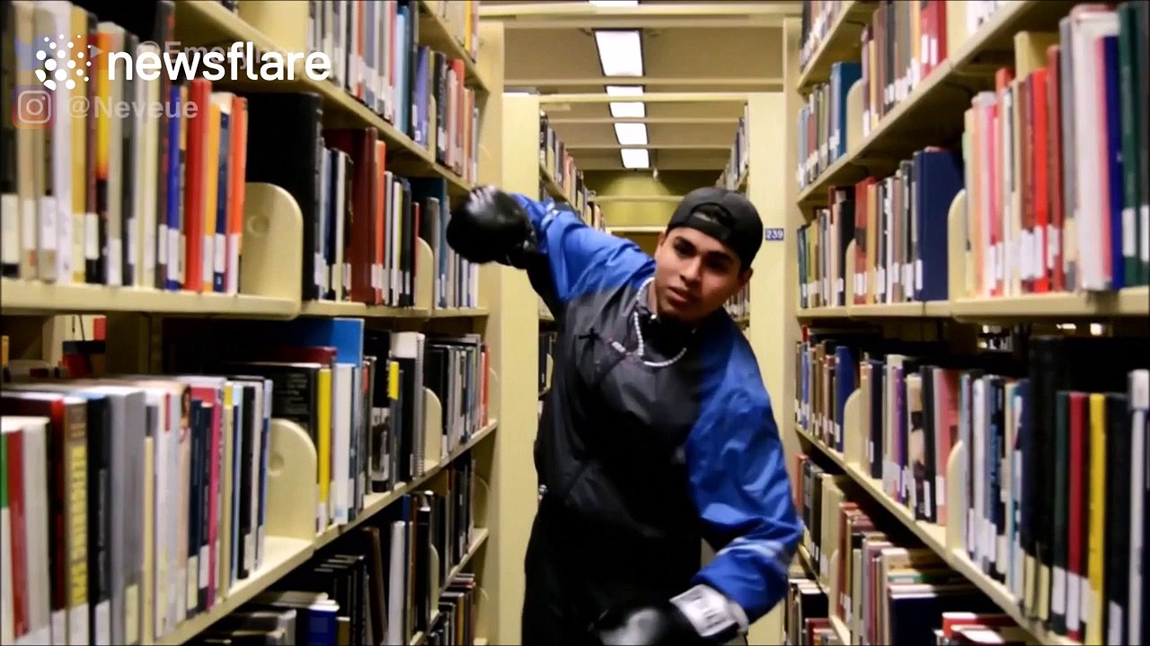 Students create library Olympics