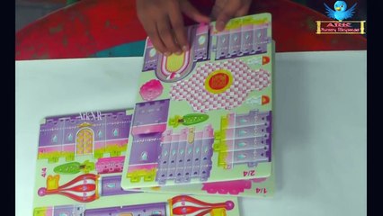 Kids Play! Video | DIY Toy : Stunning 3D Puzzle Education Game For Kids | Kirby Purple Fortress