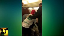 Rafael Henzel chora com filho quando o avião desceu em Chapecó. Todos emocionaram
