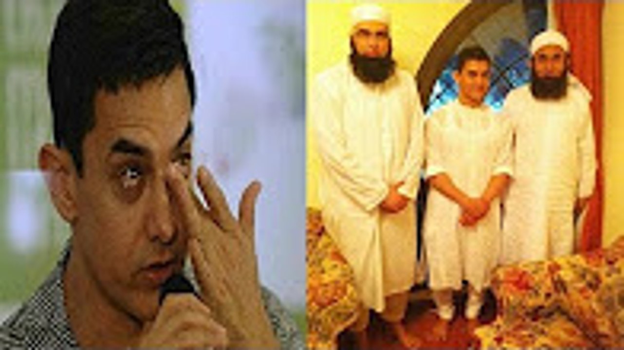 Bollywood Actor Amir Khan Crying about Junaid Jamshed Death