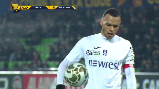 L'égalisation de Braithwaite à Metz en Coupe de la Ligue