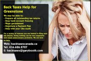 Greenstone , Back Taxes Canada.ca , 416-626-2727, taxes@garybooth.com _ CRA Audit, Tax Returns
