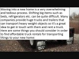 Tips to Find Affordable Truck Rentals for Transporting Things to Your New Home