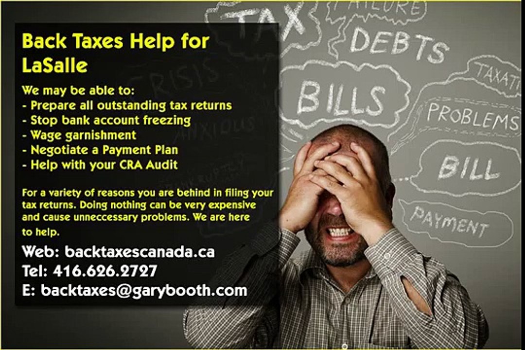 LaSalle , Back Taxes Canada.ca , 416-626-2727, taxes@garybooth.com _ CRA Audit, Tax Returns