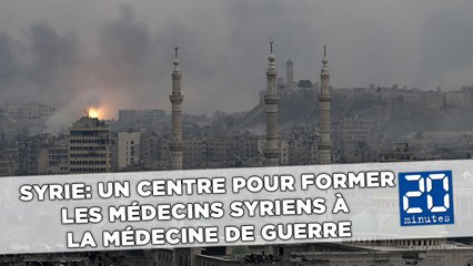 Скачать видео: Médecine de guerre: Des médecins français forment leurs homologues syriens