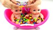 Numbers Counting Baby Doll Colors Candy Bath Time Learn Colors smarties 2