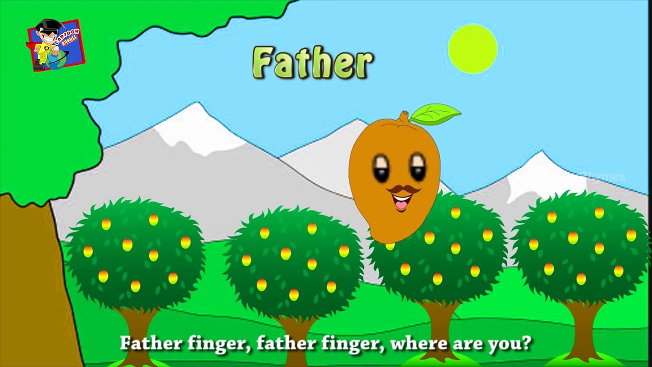 Finger Family Cartoons | Finger Family Rhymes | Mango | Nursery Rhymes For Children | Cartoon Rhyme
