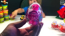 Kinder Surprise Eggs & MLP! - My little pony Play Doh Eggs and Peppa Pig
