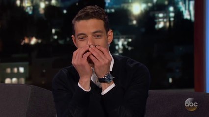 Rami Malek se pone el bigote de Freddie Mercury