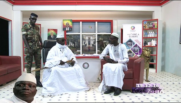 YAYA JAMMEH ACCUEILLE LE PRESIDENT NIGERIAN MUHAMMADU BUHARI - VERSION KOUTHIA - 15 Décembre 2016