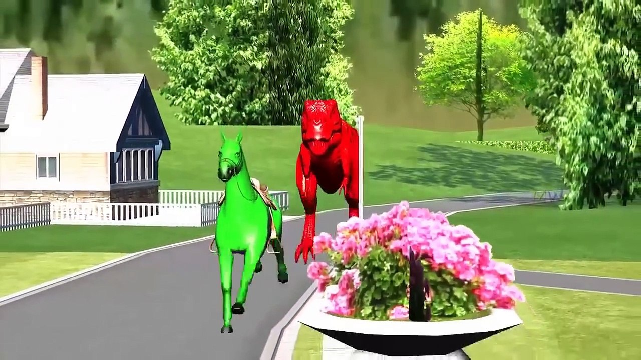 Dinosaur Finger Family Rhymes Elephant Tiger Gorilla Bear Cartoon 3D Dinosaurs Cartoons for Children