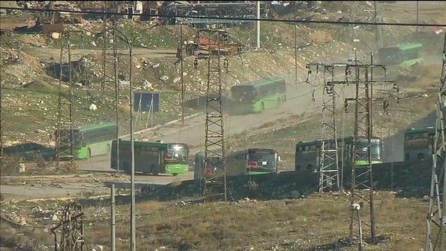 East Aleppo: Evacuation of civilians begins