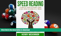READ Speed Reading: Complete Speed Reading Guide  Learn Speed Reading In A Week!  300% Faster and