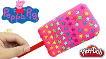 Play doh ice cream star! - MAKE icecream playdoh with peppa pig Toys