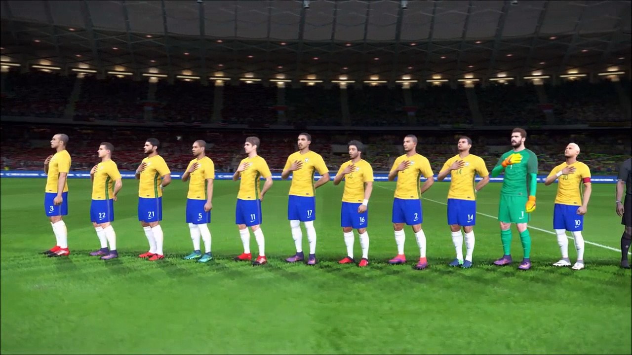 PES2017 Brazil×CostaRica  Copa America Semi Final