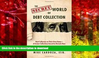 BEST PDF  The Secret World of Debt Collection: Beat Collectors at Their Own Game - a Former