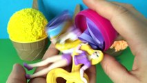 Play Foam Surprise Ice Cream Cups | Surprise Eggs Toys Disney Princess Cars Huevos Sorpresa