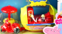 NEW Play Doh Ice Cream Holiday Van Peppa Pig scooter Carrito de Helados new Toys