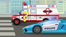 Emergency Vehicles Cartoon. The Fire Truck and The Ambulance Adventures. Video for kids Episode 78