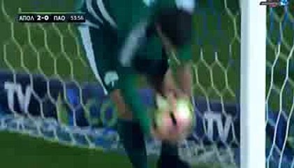 Marcus Berg  Goal - Smyrnis - Panathinaikos 2-1  15-12-2016