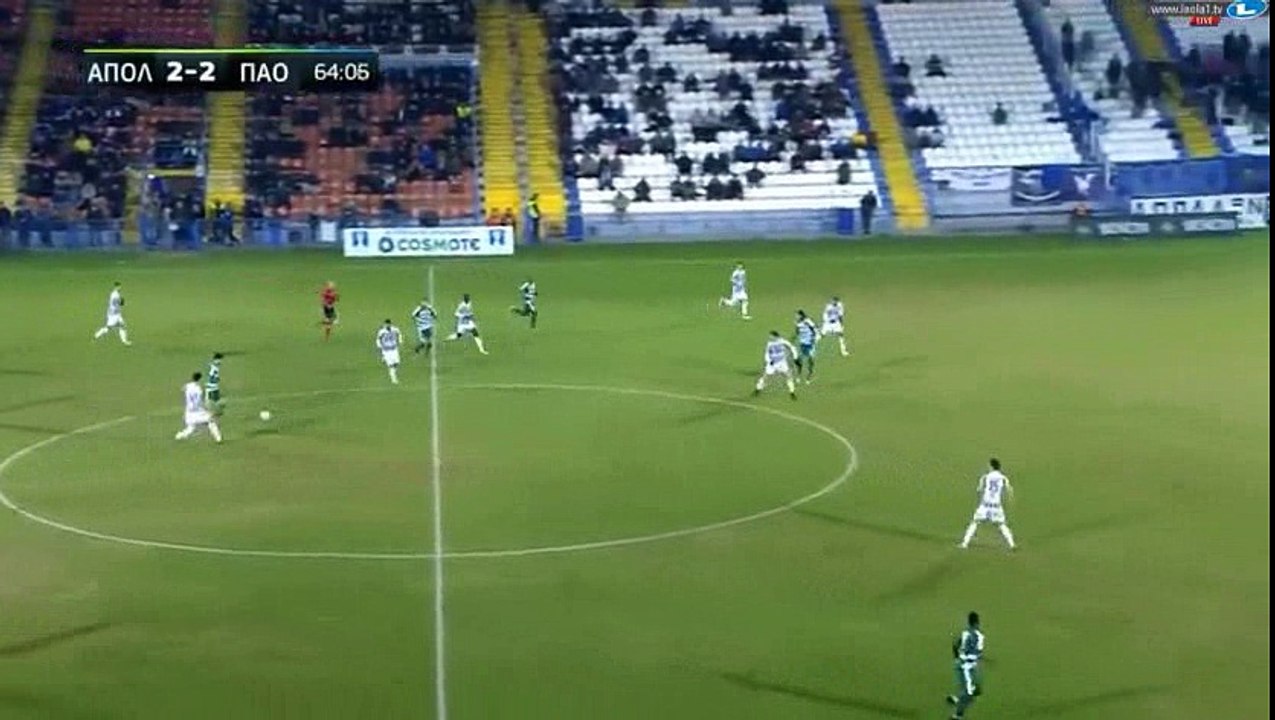 Sebastian Leto Goal HD - Smyrnis 2 - 3	Panathinaikos 15.12.2016