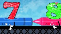 Numbers Song | Learn Numbers With Crayons | Songs For Childrens And
