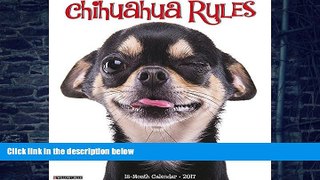 Pre Order Chihuahua Rules 2017 Wall Calendar Willow Creek Press On CD