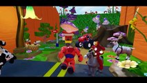 Superheroes BAYMAX and IRON MAN with a Monster Truck Lightning McQueen Disney Pixar Cars! HD  2